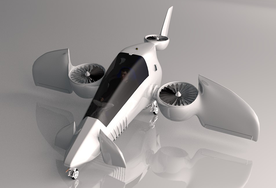 Chatillon Tritan Jet T1 passenger hybrid-design VTOL concept design aircraft Chatillon Tritan Jet T1 passenger hybrid-design VTOL concept design aircraft